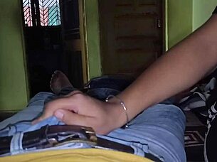 hey, check out this collage girl dipika giving a deep throat blowjob, she's so cute and dirty talking in those shorts!