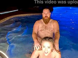 hardcore threesome in hot tub with jasper nyx and luci power