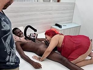 suzan bbw gets intense anal and huge cumshot behind the scenes!