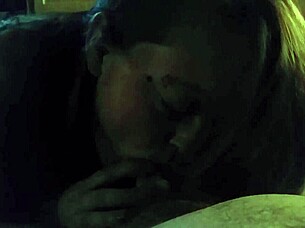 Hey, check out this slut wife giving a blowjob to daddy 😈