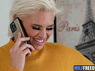 Blonde milf wife freeuses pussy and mouth!