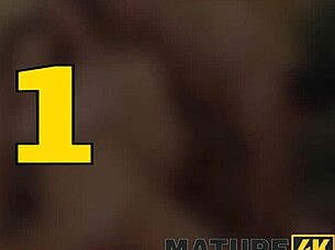 mature4k threesome sex with bisexual cougar