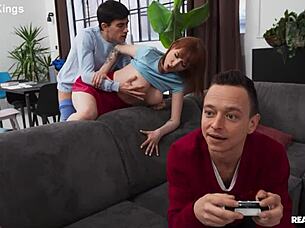 hey, wanna grind with this redhead gamer in doggystyle for reality kings?