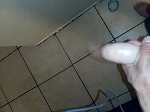 latina solo uses big cock in pocket pussy for masturbation