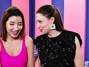 Italian beauty Layla giggles during extreme tickling challenge