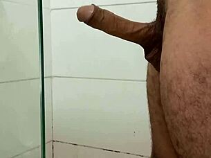 skinny wife gets off rough while being watched in solo play.