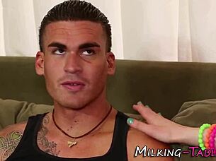 Masseuse Receives Treatment At The Desk