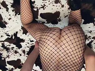 Beautiful Mature Woman In Lingerie Turns Video Upside Down