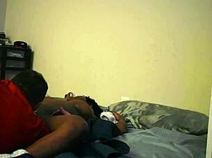 amateur ebony gets pounded doggystyle at home