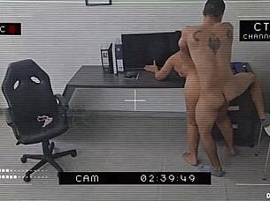 i got caught stealin and conviced the securty gard to let me go by fuckin him good