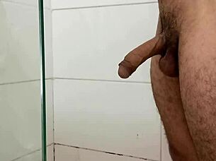 skinny wife gets off rough while being watched in solo play.