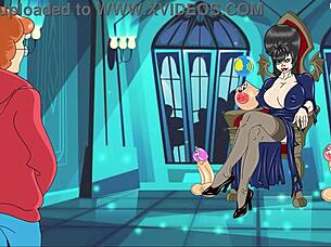 Let's play halloween gift with big tits and assfucking