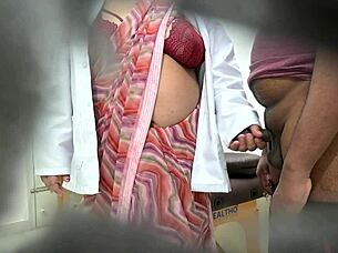 indian doctor examines patient's condition in hospital setting