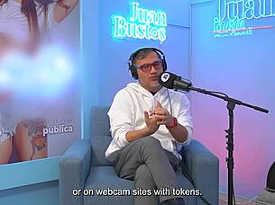 Colombian Loren Late Tries 100 Fuck Machine, Reaches 7 Orgasms on JuanBustoPodcast