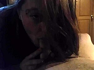 Hey, check out this slut wife giving a blowjob to daddy 😈