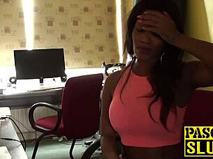 Does this wicked sub babe want spit on her face and hard fucking?