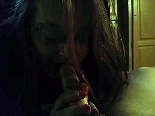 Hey, check out this slut wife giving a blowjob to daddy 😈