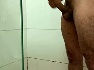 skinny wife gets off rough while being watched in solo play.