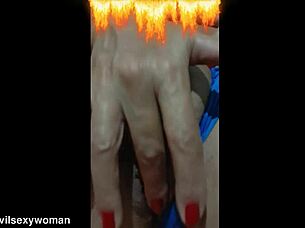 Look At Blonde Latina Fingering Her Delicious Clits In Pov Masturbation!