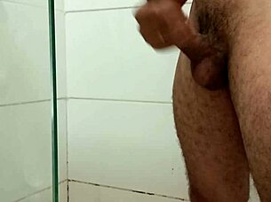 skinny wife gets off rough while being watched in solo play.