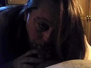 Hey, check out this slut wife giving a blowjob to daddy 😈