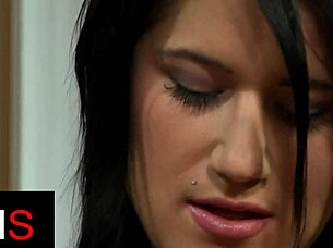 Beautiful Brunette Girl Gets Fucked Wonderfully in the Ass