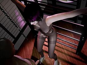 Big Ass Slut Gets Anal Bondage Training! Riding Big Tits Blowjob in POV!