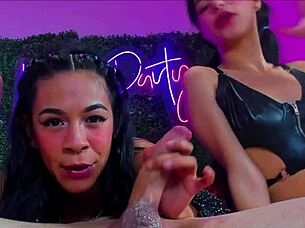 Colombian Girls Addicted To Monster Cock Swallow It Whole