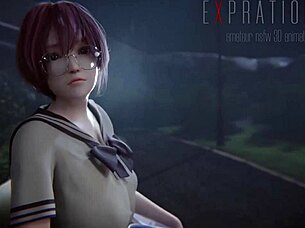 Milf with beautiful boobs and shaved pussy gets fucked in missionary by big cock.