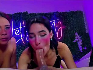 Colombian Girls Addicted To Monster Cock Swallow It Whole