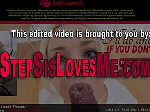 intense feelings as teen stepsis blonde receives passionate pussy licking from monster cock