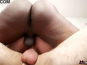 Babe Licks Balls Before Bent Over Cumshot From Huge Cocks