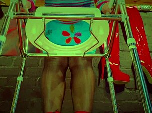 Mistress April fists my huge horny holes