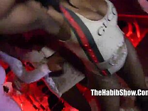 Misty Stone Performs Exclusive Striptease In Hood With Clothes Ripped