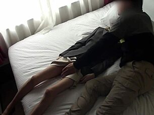 23-year-old slim salesperson enjoys big cock sex 😏