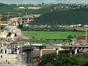 A young blonde cutie gets fucked hard in public by two guys