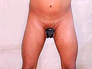 Watch Kinner perform a sexy strip tease dance.