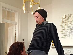 sneaky perv films beautiful woman sucking cock