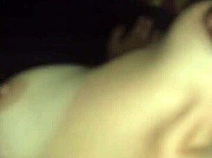 wow, that big dick is cumming all over those huge tits! 😍