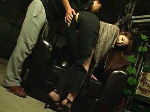 Slutty Japanese In Ripped Jeans Ayaka Minamino Gets Cum Filled