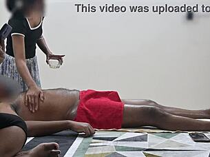 Happy Ending Spa Massage For Customer Lady