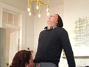 sneaky perv films beautiful woman sucking cock