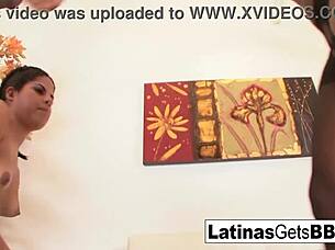 Rane and jasmine intensely fuck in interracial threesome