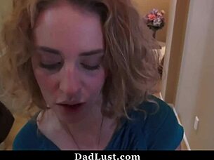 Young 18+ Teen In Roleplay With Father In Law, Keeping Secret As Not Daughter, Leading To Cumshot In Amateur Old And Young Scene