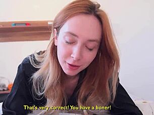 Stepdaughter fucks stepdad to avoid college but attends anyway.