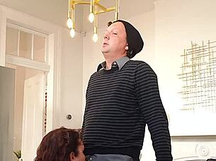 sneaky perv films beautiful woman sucking cock