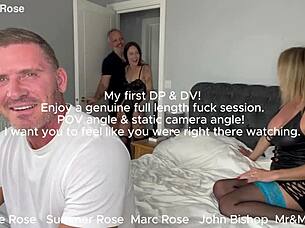 My first ever double penetration was so intense with face sitting and fingering! 😍