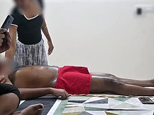 Happy Ending Spa Massage For Customer Lady