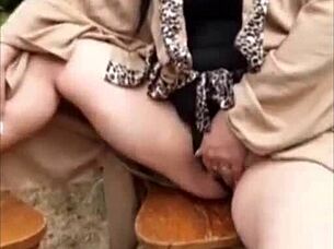 Klaudia Amber Girl's Outdoor Masturbation and Blowjob Compilation