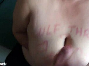 i ejaculated on marie's big tits